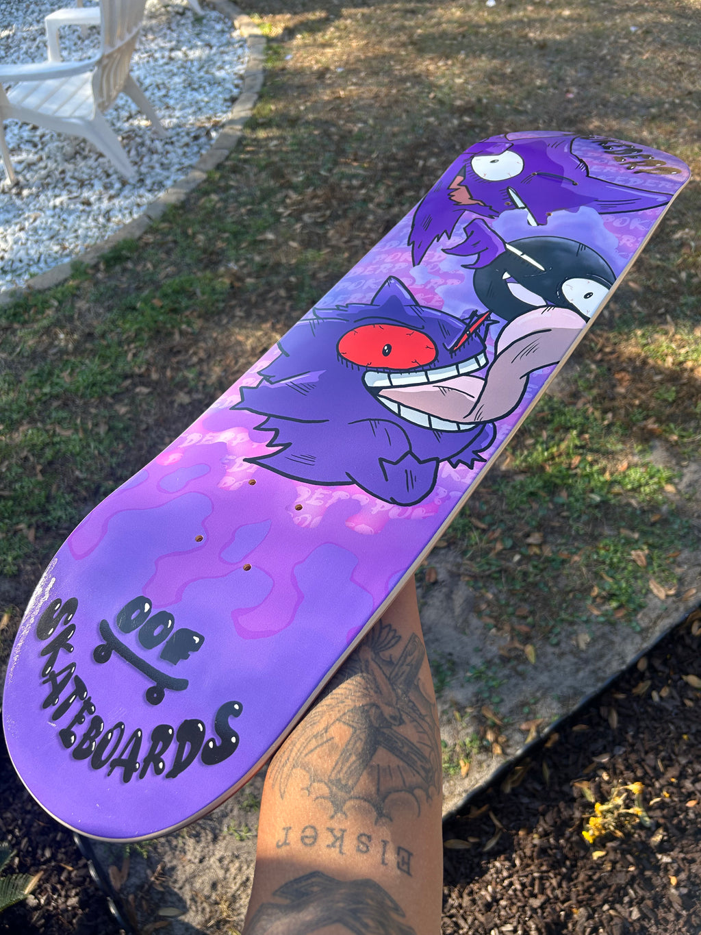 Pokederp Skateboard Ghost Boys