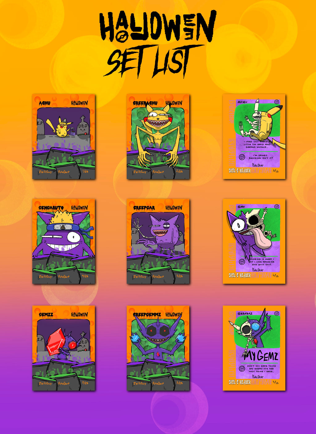 POKEDERP HALLOWEEN PACK 🎃