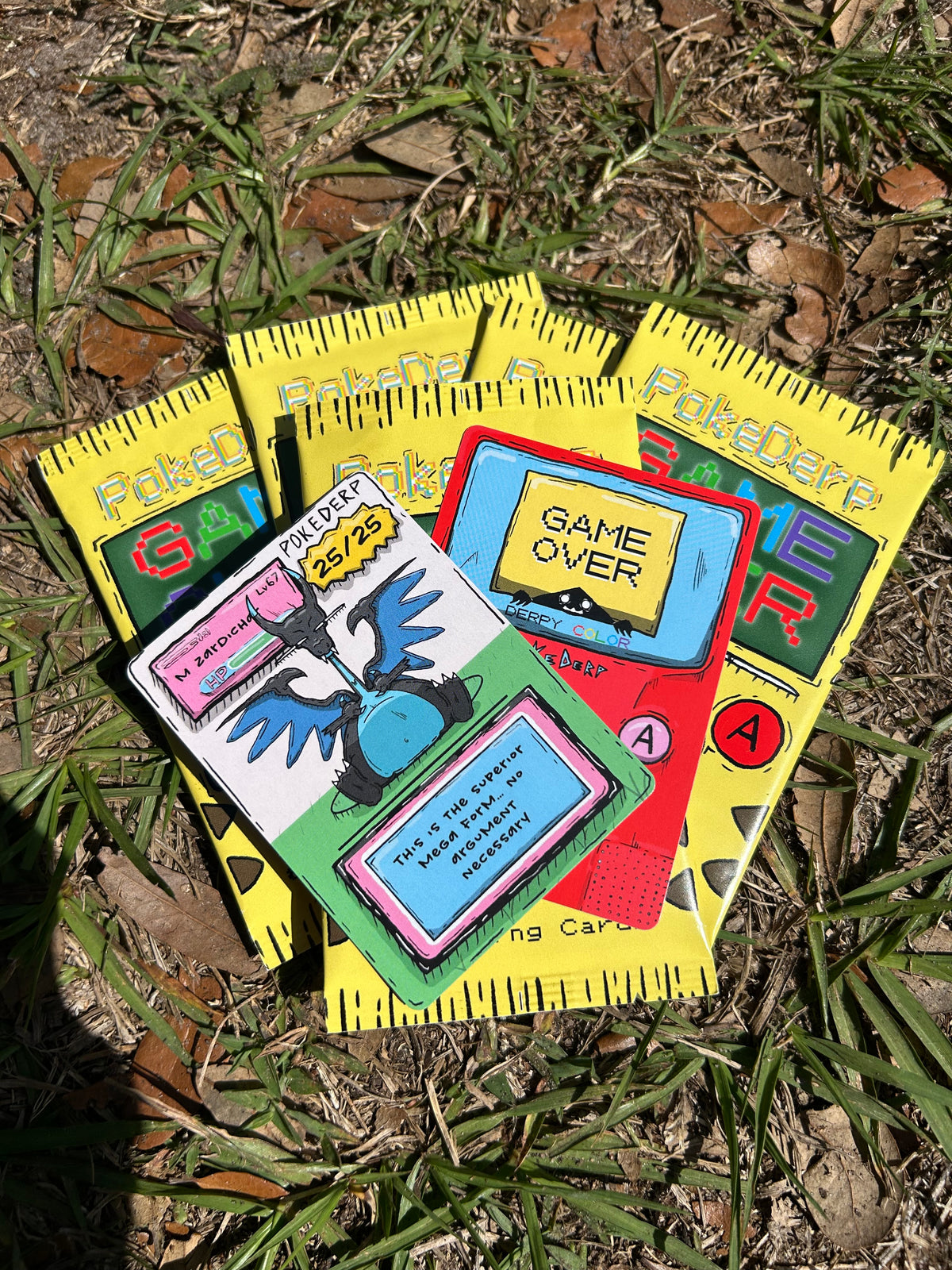 POKEDERP Derpy Parody Pokémon Cards