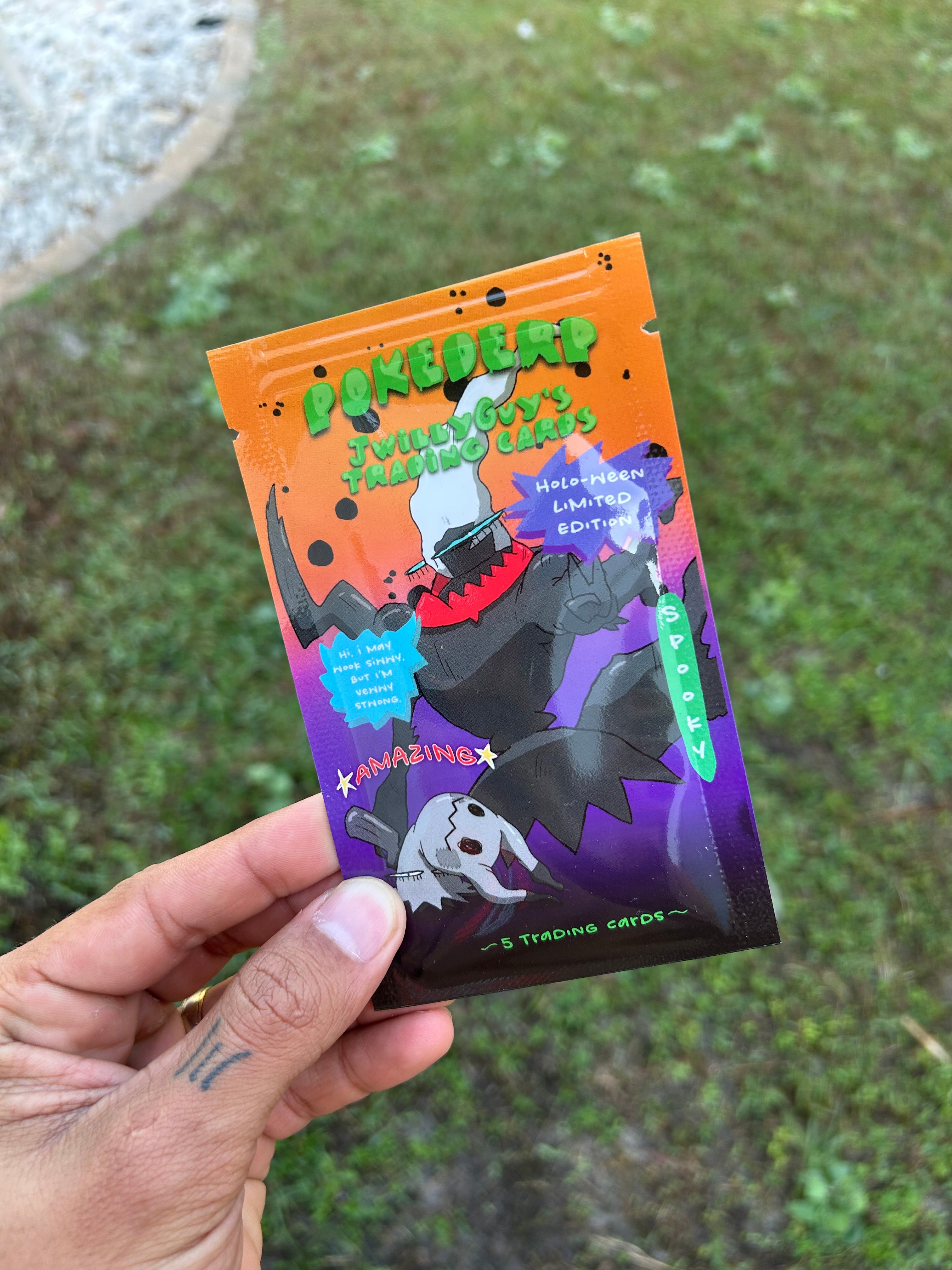 POKEDERP Holo-Ween Packs | Parody Trading Cards