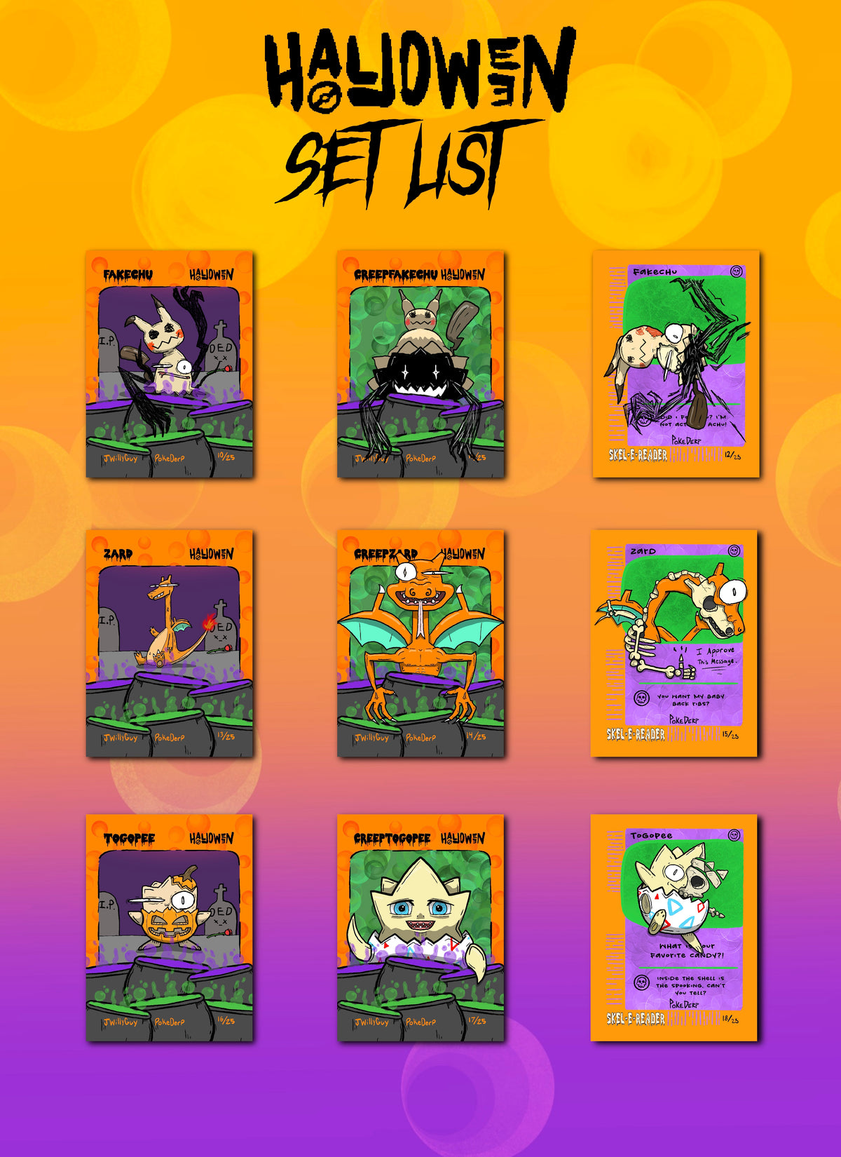 POKEDERP HALLOWEEN PACK 🎃