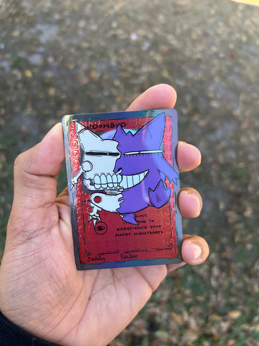 POKEDERP Limited Full Art Gengar Textured Card