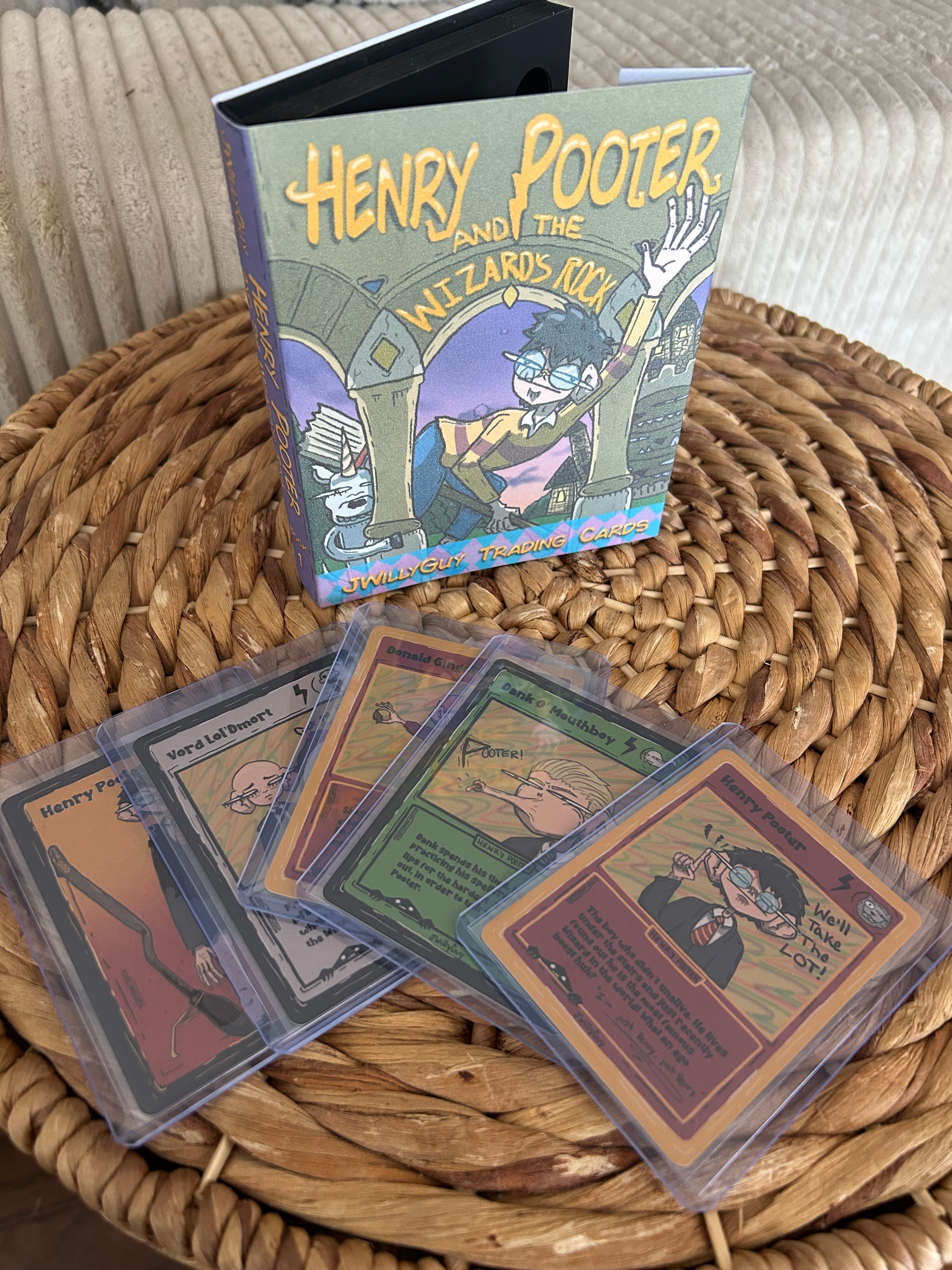 Henry Pooter Trading Cards Book 1