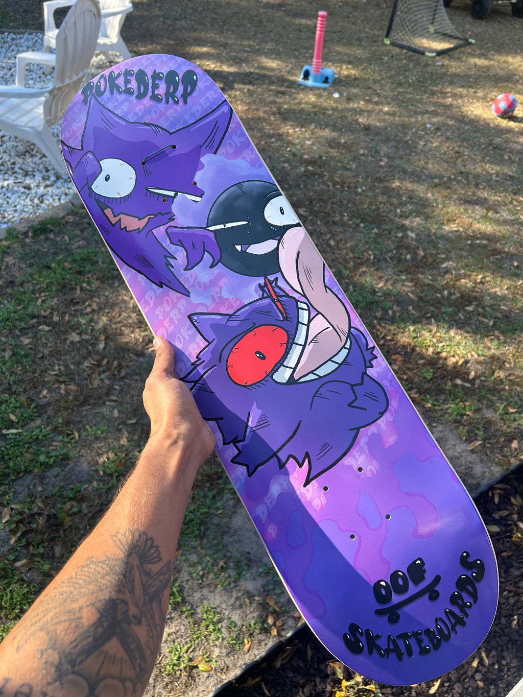 Pokederp Skateboard Ghost Boys