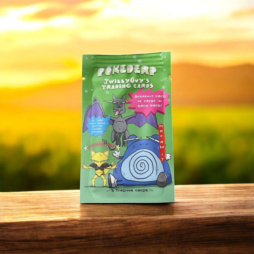 Pokederp Set 3 Packs | Derpy NonTCG Parody Cards