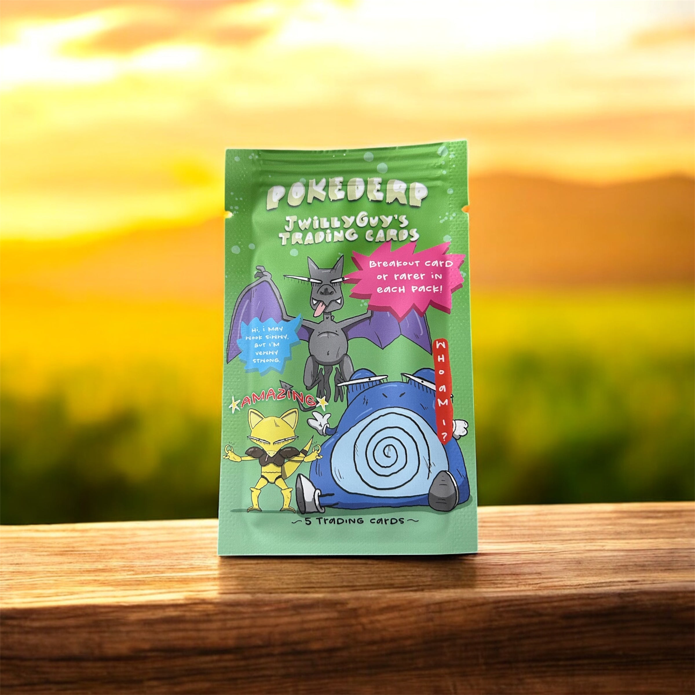 Pokederp Set 3 Packs | Derpy NonTCG Parody Cards