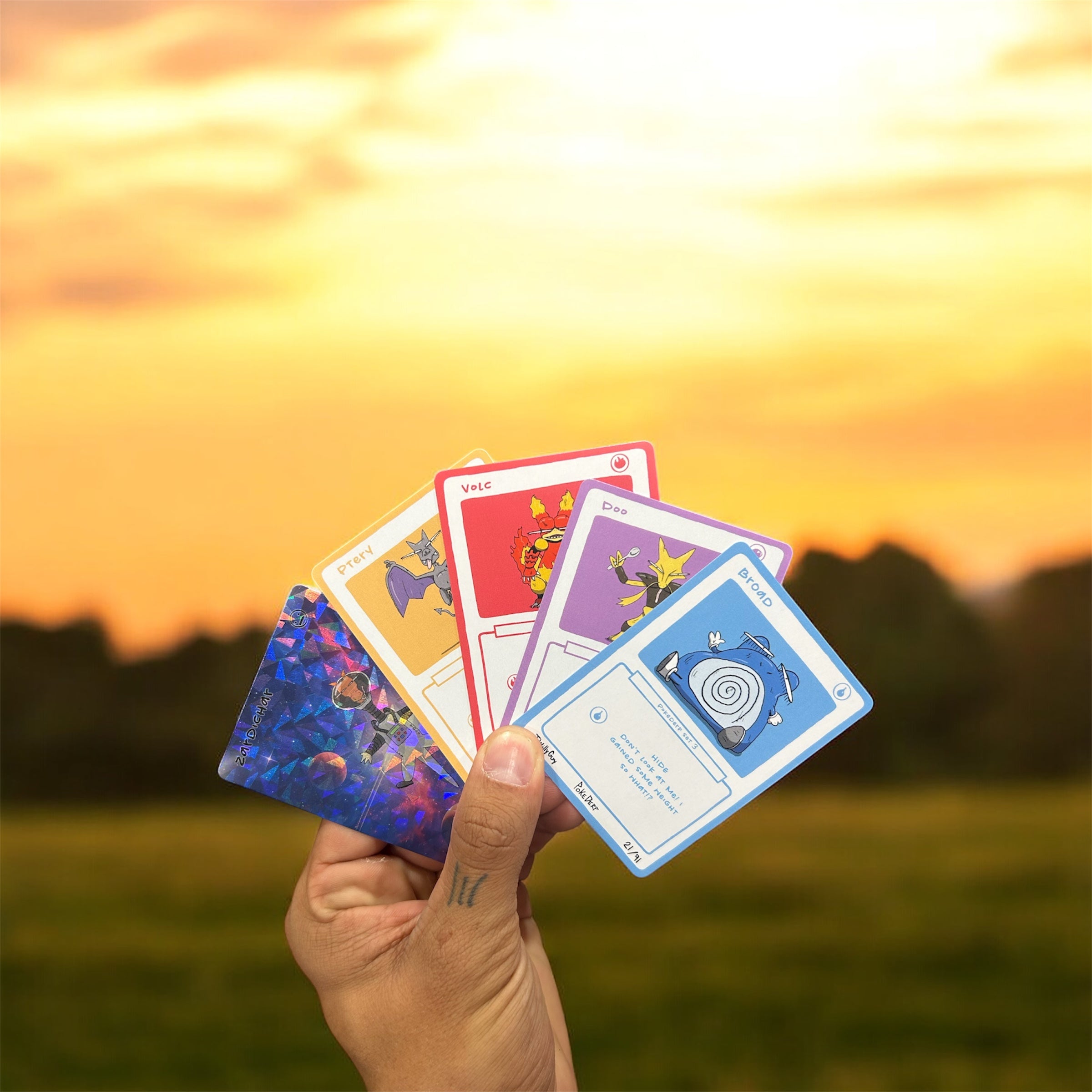 Pokederp Set 3 Packs | Derpy NonTCG Parody Cards