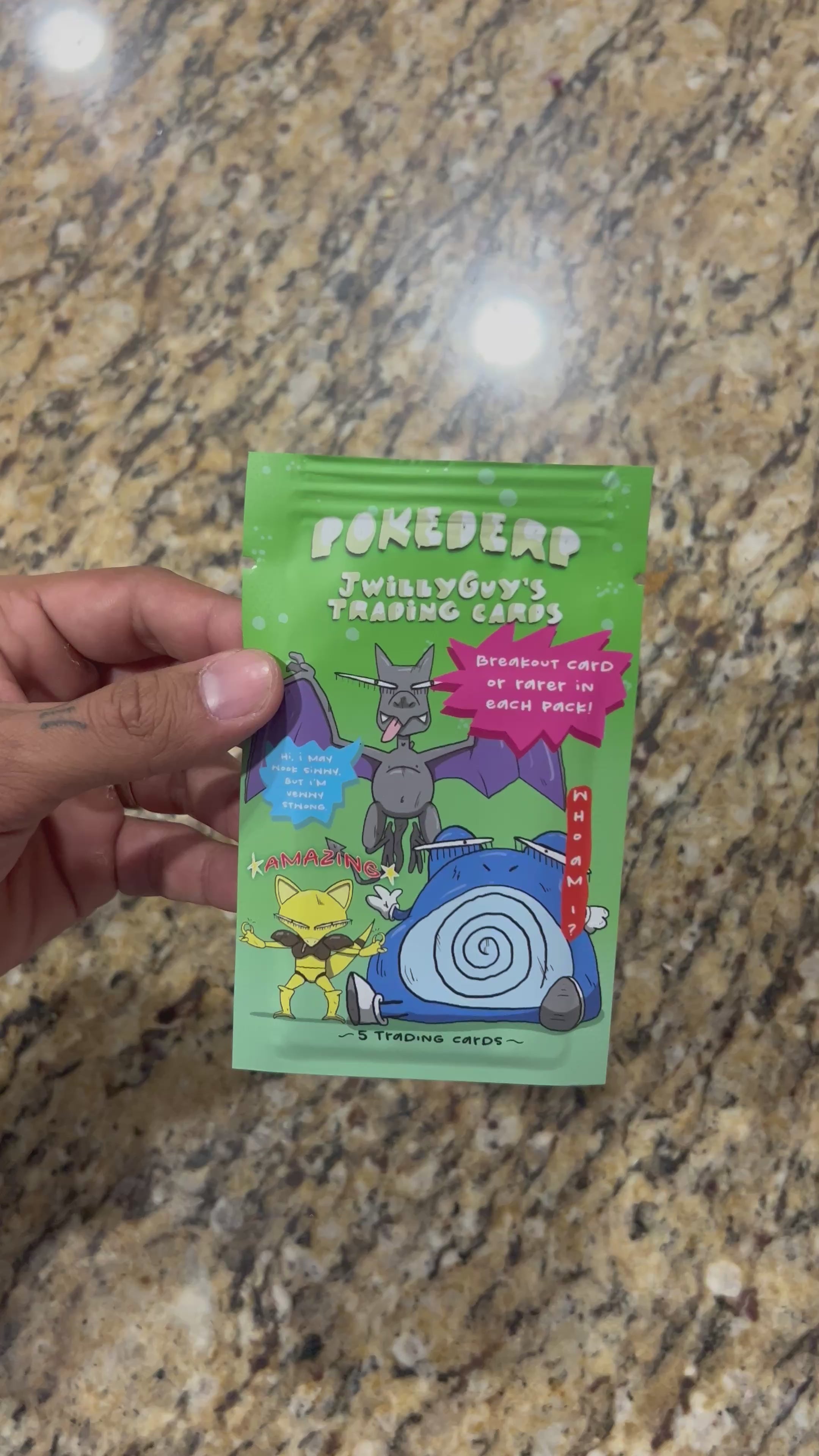 Pokederp Set 3 Packs | Derpy NonTCG Parody Cards