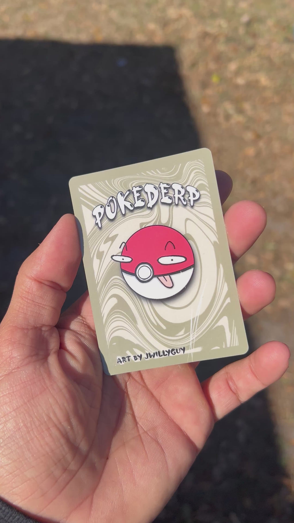POKEDERP Comic Card | quack and quag Limited Amount Card